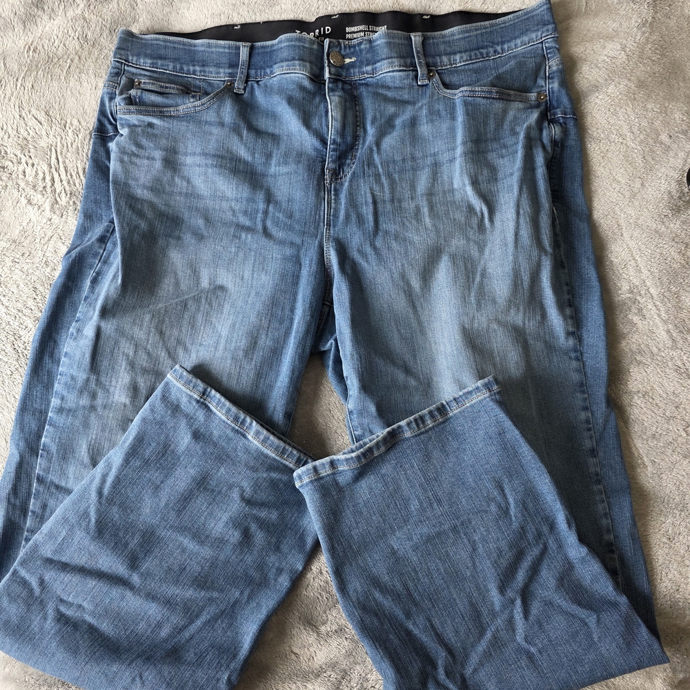 Torrid Women's Classic Blue Straight Leg Jeans
